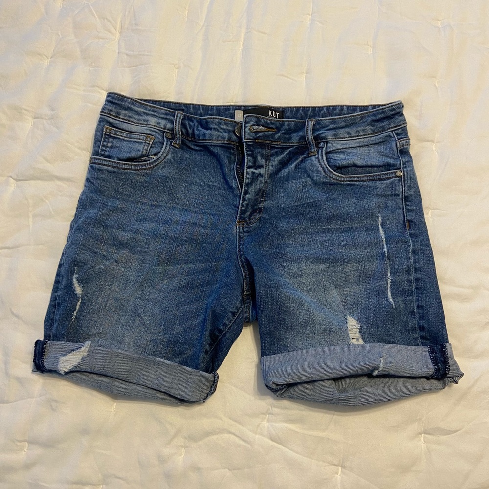 KUT from the Kloth denim shorts